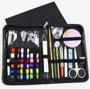 Trousse Set Kit Couture Coffret Bobine Fil Coudre Mercerie Enfile Aiguille Outil - Neuf