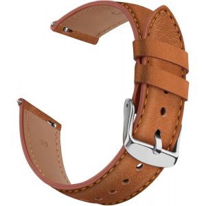 Kalanka-18mm 20mm 22mm Bracelet De Montre En Cuir, Bracelet De Replacement En Dégagement Rapide Homme Femme 18mm 20mm 22mm - Neuf