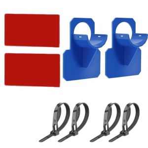 Support de tuyau en fibre pour piscine hors sol Intex, montage rapide avec pince, 30 à 38mm-2pcs Bleu - Neuf