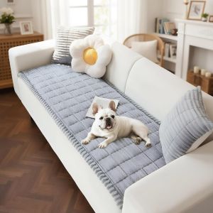 SUBZONAL-Housse de Canap&eacute; &Eacute;paisse et Lavable, Antid&eacute;rapante, Protection pour Canap&eacute; et Animaux de Compagnie, Tapis Tatami et Housse de Canap&eacute;-lit 2/3/4 Places - Neuf