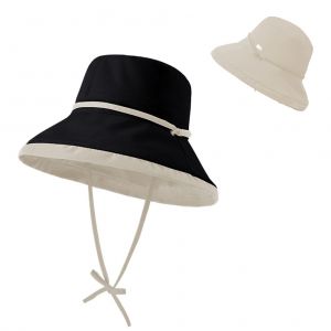 Chapeau Bob Reversible Pour Femme, Protection Uv, Pliable, Large Bord, Ete, Plage - Neuf