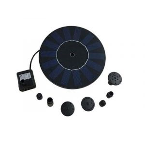 Fontaine flottante solaire pour bains d'oiseaux, &eacute;tangs, piscines et jardins - Fonctionne &agrave; l'&eacute;nergie solaire, installation facile, hauteur r&eacute;glable - Neuf