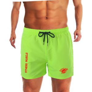 Bermuda Short De Plage Pour Hommes,Doublure En Maille,Pantalon De Bain,Séchage Rapide,Surf,Short De Plage,Fitness,Muscle,Pantalon De Sport Aquatique,Été-Xxl-K - Neuf