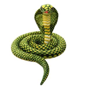 Animal en peluche Cobra Serpent En peluche Python En peluche Cobra Poupée Farce Prop Animal Party Décoration Cadeau - Neuf