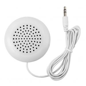 Hiborth 3.5mm Plug Mini Portable St&eacute;r&eacute;o Pillow Speaker pour MP3 Lecteur MP4 pour iPod pour iPhone - Neuf