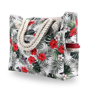 Sac de plage pour femmes Grand sac fourre-tout de plage,sac de plage étanche au sable avec fermeture éclair,grand caca de natation - Neuf