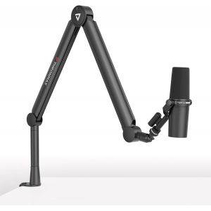 lbgwp60-S8 Bras Micros, Supports Pour Micros Réglable Rotatif À 360 °, Pied De Microphone À C aux Avec Câble Intégré En Acier Inoxydable Pour Blu Yeti, 1/4¿¿3/8"" To 5/8"" Universelle - Neuf