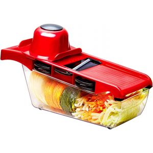 Chenquansarl-Trancheuse Et Dés Avec Couvercle, Hachoir À Salade Avec Couvercle, Hachoir À Légumes, Hachoir À Légumes, Hachoir À Légumes Et Coupe-Légumes Pour La Cuisine - Neuf