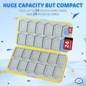 Rangement pour Jeux Switch,Rangement pour Jeux Switch,Rangement pour Jeux Switch,Compatible avec Switch Lite Game Card (24G) - Neuf