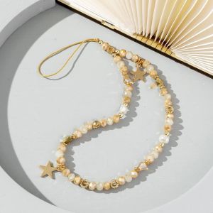 KAL-Cordon De T&eacute;l&eacute;phone Portable Boh&egrave;me Anti-Perdu,Cordon De T&eacute;l&eacute;phone Portable,Cha&icirc;ne De T&eacute;l&eacute;phone Portable Universelle,Cha&icirc;ne De T&eacute;l&eacute;phone Portable,Pendentif De T&eacute;l&eacute;phone Portable Pour Femme,Dor&eacute; - Neuf