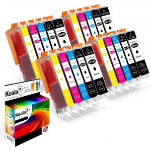 20 Cartouches d'encre/Cartouches d'encre Multipack de Rechange pour Canon PGI-525/CLI-526 Compatible avec Canon Pixma MX885,MX895,IP4850,IP4950,IX6550,MG5150,4 x Magenta,4 * Jaune - Neuf