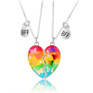 Exquis 2 Pcs Meilleurs Amis Collier Bff Amiti&eacute; Bijoux Cadeaux Pour Les Amis - Neuf