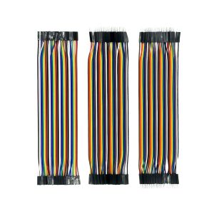 Jumper Wire Cable Set 3 x 40 pièces de 20 cm chacune, femelle-femelle, mâle-femelle, mâle-mâle cavaliers câble de pontage 28 AWG fil ponts pour Arduino Raspberry Pi (Lot de 3) - Neuf