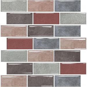 Autocollants Pour Carrelage Rouge[MAT791226] - Neuf