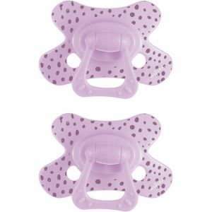 Sucette Naturelle-6+ Mois-Violet-2 Pi&egrave;ces,T&eacute;tine B&eacute;b&eacute; Gar&ccedil;on Et Fille,Sans Bpa - Neuf