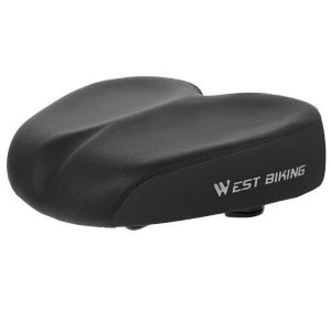 Coussin De V&eacute;lo Confort Premium - Coussin De Si&egrave;ge Ergonomique Anti-Vibrations Pour Tous Types De V&eacute;los - Design &Eacute;l&eacute;gant Et Respirant - Neuf