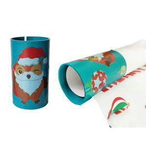 Outil De D&eacute;coupe De Papier Cadeau De No&euml;l Avec Lame Int&eacute;gr&eacute;e - Vert - Neuf