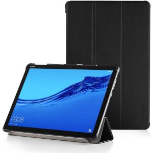 Housse Coque Compatible pour Huawei MediaPad M5 Lite 10.1"" Etui de Protection - avec Fonction Stand et Auto R&eacute;veil/Sommeil,Noir - Neuf