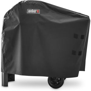 Ulteronixshop-Premium Housse de Protection pour Barbecue Pulse 1000/2000 avec Chariot, Respirante, r&eacute;sistante aux UV et &agrave; l&iquest;Eau, Protection Contre Le Vent et Les intemp&eacute;ries, Noir (7181) - Neuf