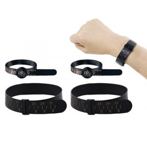 Ensemble D'outils De Mesure Pour Bagues Et Bracelets Avec Fonction Loupe - 4 Pi&egrave;ces - Neuf