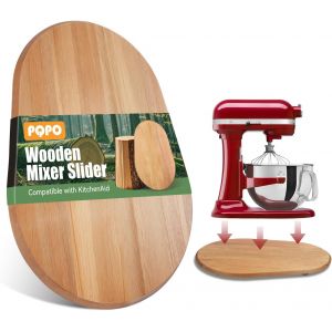 KALANKA-Glissi&egrave;re en bois pour Batteur Compatible avec le Batteur sur Socle Kitchen Aid 6/7/8 Pintes, Glissi&egrave;res pour Comptoir de Cuisine - Neuf