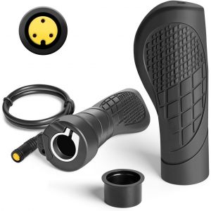 Poign&eacute;e Acc&eacute;l&eacute;rateur &Agrave; Demi-Torsion Pour Bafang,Half Twist Throttle Pour Bafang Bbs01b Bbs02b Bbs Hd Mid Motors E-Bike Throttle Kits De Conversion Accessoires - Neuf