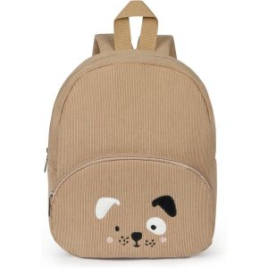 ERYI-Sac À Dos Pour Enfants, Petit Sac À Dos Velours Côtelé Pour Maternelle Fille Et Garcon, Sac À Dos Velours Côtelé Ours&Chiot Pour Bebe, Broderie Sac À Dos Pour Crèche Scolaires - Neuf