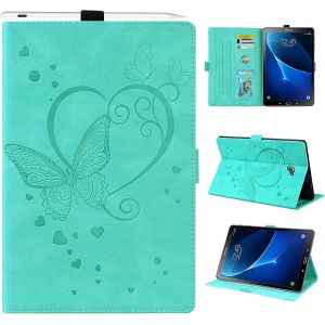Kal-Coque Galaxy Tab A 2016 10.1 Pouces Étui De Cuir Pu Avec Fonction Support Et Sommeil/Réveil Auto Housse De Protection Tablette Pour Samsung Galaxy Tab A6 Sm-T580/T585,Vert - Neuf