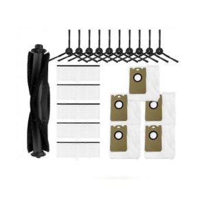 Pour T10 Robot Aspirateur Auto-Videur Pi&egrave;ces De Rechange Accessoires Brosse Principale Brosse Lat&eacute;rale Hepa Filtre Sac &Agrave; Poussi&egrave;re - Neuf