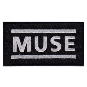 Patch Du Groupe Muse Noir Et Blanc Pop Rock 9x5 Cm &Eacute;cusson Thermocollant - Neuf