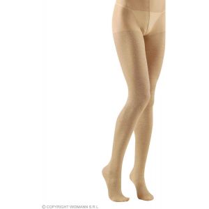 Kalanka-- Collants Paillet&eacute;s, 40 Den, Or, No&euml;l, D&eacute;guisements De Carnaval - Neuf