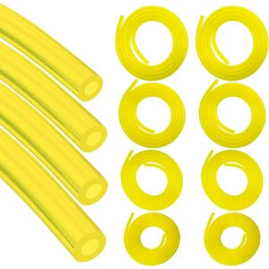 MEVRONISSHOP-2 Ensembles Total 9.6 m Durite Essence, 4 Tailles Tuyau Carburant (2mm&times;3.5mm/2.5mm&times;5mm/3mm&times;5mm/3mm&times;6mm) pour Souffleur Coupe-Bordure Tron&ccedil;onneuse Debroussailleuse - Neuf