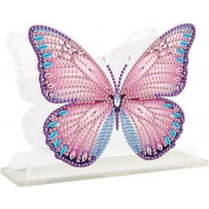 Eryi-Peinture Diamant Porte Serviettes 15 X15cm Diamond Painting Porte Serviette Papie Cuisine Diamant Painting Porte Serviette De Table Vintage Pour Décorer Papillon Serviette Papier - Neuf