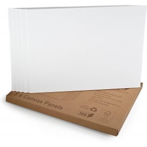 Meimie-30cm X 40cm Fsc Panneau De Toile De 3mm,Paquet De 5,Emballage 100% Sans Plastique - Neuf