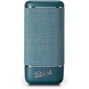 Roberts Enceinte Bluetooth Beacon 325 - Portable, Rechargeable, Autonomie 12H, Deux Radiateurs De Basses Passifs, Design Vintage, Bluetooth, Streaming, Entr&eacute;e Aux, Garantie 2 Ans Bleu Sarcel[Z968] - Neuf