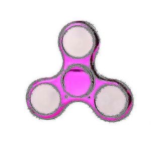 Alliage M&eacute;tal Bout des Doigts Galvanoplastie Lumineuse Spinning Top D&eacute;compression Toypurple - Neuf