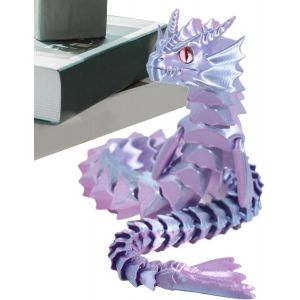 Jouet Fidget Dragon Imprim&eacute; avec Articulations Mobiles - Dragon Imprim&eacute;, D&eacute;coration Flexible pour Filles, Famille, Amis - Neuf