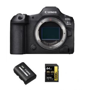 Canon EOS R5 II Boîtier+ Canon LP-E6P batterie + carte mémoire Lexar SDXC 64 Go Professional 2000x UHS-II - Neuf