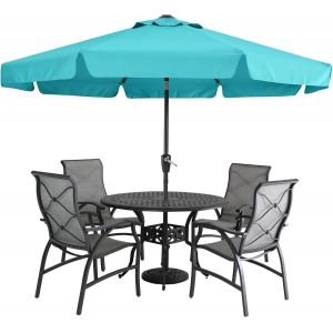 Checarzhn--No1-Parasol Avec Volant, Parasol De Jardin, De Terrasse, De Table, De Mart, 8 Baleines - Neuf
