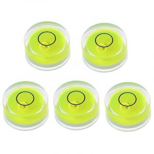 6pcs 15mm Mini Rond Niveau De La Bulle Verte Bullseye Mesure Du Diamètre De L'outil Pour L'équilibre De L'échelle - Neuf