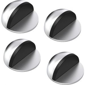 Lot de 4 butées de porte, butées de porte et butées en acier inoxydable avec - Neuf