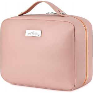 MAA-Trousse de Toilette avec Grande Capacit¿¿, Imperm¿¿able Trousse de Toilette Voyage pour Hommes et Femmes, Sac Cosm¿¿tique Organisateur de Voyage (Rose) - Neuf