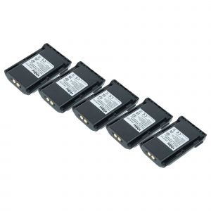 vhbw 5x Batterie compatible avec Icom IC-F3061, IC-F3061S, IC-F3062, IC-F3061T, IC-F3062T, IC-F3062S radio talkie-walkie (940mAh, 7,4V, Li-ion) - Neuf