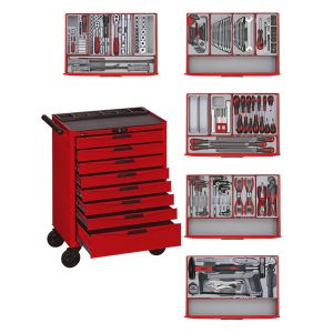 Servante rouge mini master set 8 tiroirs Teng Tools TCMM259N8 - Neuf