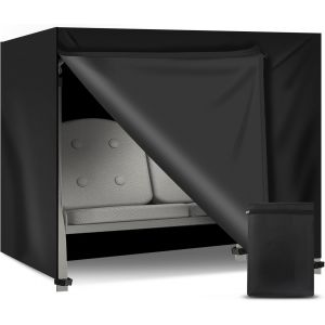 Ulteronixshop-Housse De Protection Pour Balancelle De Jardin 3 &Agrave; 4 Places, Imperm&eacute;able, Coupe-Vent, R&eacute;sistante &Agrave; L'hiver, R&eacute;sistante Aux Uv, En Tissu Oxford, R&eacute;sistante &Agrave; La D&eacute;chirure, Pour Balancell - Neuf