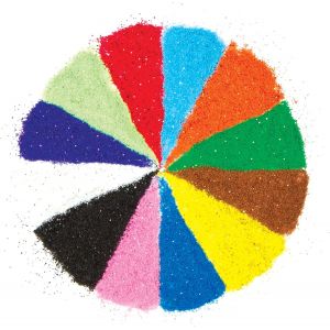 KALANKA-Sable Coloré à Paillettes - Lot de 12 sachets, Activites Manuelles pour Enfants (AG638) - Neuf