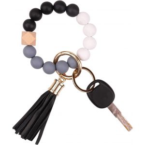 KAL-Porte Clef Voiture Femme Porte Clé Bracelet Fille Porte-Clés - Neuf