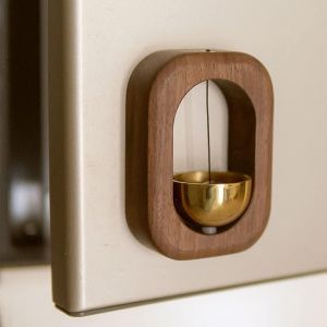 Cloche de porte Ouvre - Noix (Rectangulaire) - Magnétique Attaché Sonnette Carillon pour l'Entreprise Unique Office des Ornements et de la Pendaison de Décoration pour la Porte de la Salle de - Neuf