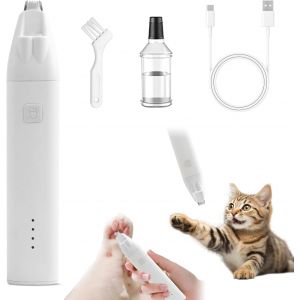 Tondeuse Chien Avec Lumi&egrave;re Led, Tondeuse Pour Chien Et Chats, Tondeuse &Agrave; Pattes, Tondeuse &Agrave; Poils Pour Pattes Rechargeable Pour Chiens, Chats, Pattes, Yeux, Oreilles, Visage, Corps - Neuf