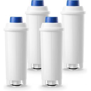 CMWS-Filtre à eau de rechange pour machines à café Delonghi DLSC002, compatible avec Delonghi Dinamica, Magnifica S, Eletta Explorer, ETAM Autentica EPAM et ECAM Series (4) - Neuf